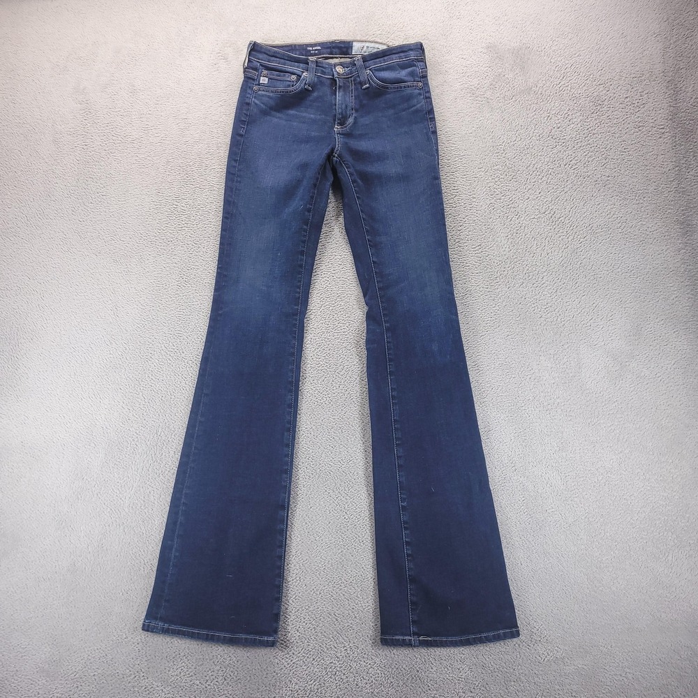 AG Jeans Womens 24 Blue The Angel Bootcut Mid Rise Stretch Dark Wash Preppy